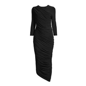 Norma Kamali Black Diana Gown, S